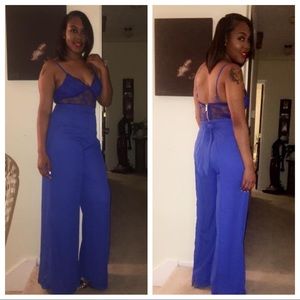 Blue Fashion Nova Jumpsuit